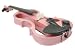 ViolinSmart Solid Wood Electric Silent Violin - Pink