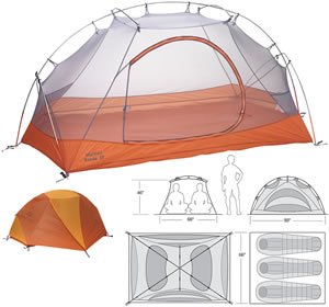 Marmot Zonda 2 Tent - 2 Person, 3 Season by Marmot