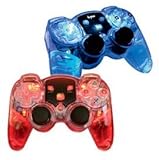 Playstation 3 Lava Glow Wireless Controller Twin Pack