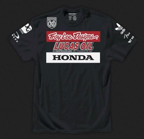 2014 Troy Lee Designs Team Racing Short Sleeved T-Shirt Black Large