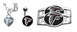 Atlanta Falcons Heart Bracelet/Belly Ring/Shoe Thingz Charm Package