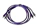 High-performance Interconnect, Molded connector, Purple 10Ft (3.0m)