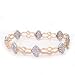 14K 2-Tone 2.15 CTW Lacey Diamond Bracelet