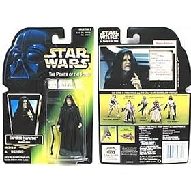 Star Wars Action Figure Power of the Force - Emperor Palpatine with walking stick