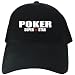 Baseball Cap Black  SUPER STAR Poker  Sports