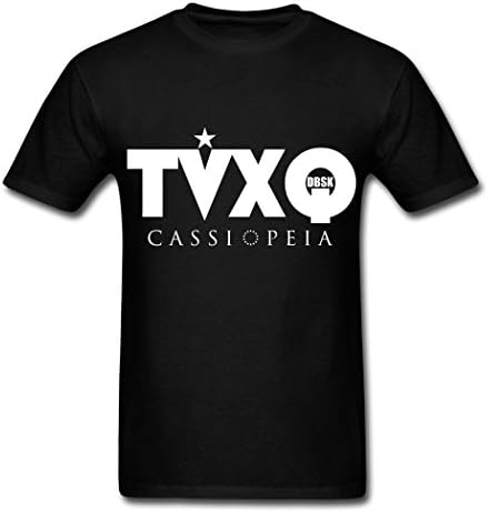 WANLIDA TS Designed Men's Tvxq - Cassiopeia Black T-Shirts black XX-Large
