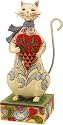 Jim Shore Heartwood Creek from Enesco Heart Cat Figurine 6.75 IN