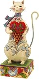 Jim Shore Heartwood Creek from Enesco Heart Cat Figurine 6.75 IN
