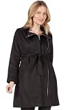 Seraphine Black Tabitha Maternity Trenchcoat