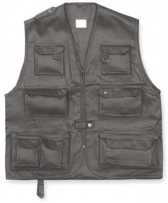 Surplus Allround-Anglerweste -schwarz- Größe: S-3XL #1476#