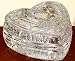 LAMPS BEAUTIFUL Crystal 'Heart' Music Box 4.5 Tall--Excellent customer service--see our feedback.