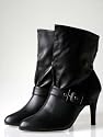 Couture Discount Damenstiefeletten Fashion Ankle Boots (ST55A), schwarz