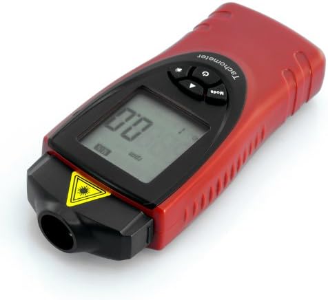 Digital Laser Tachometer - rps + rpm Measurment, 0.02% Accuracy, 400mm Range
