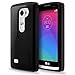 D'eJoy™ LG Leon C40 LG Power L22C LG Tribute 2 LS665 LG Risio Dual Layer Dual-Armor Series Full Body Protection Anti-Scratch Case - Ebony