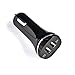 For Jabra Cruiser / Cruiser2 / Drive / Freeway / Journey Life-Tech(TM) Dual Ports USB Car Charger Adapter + USB Charging/Data Cable