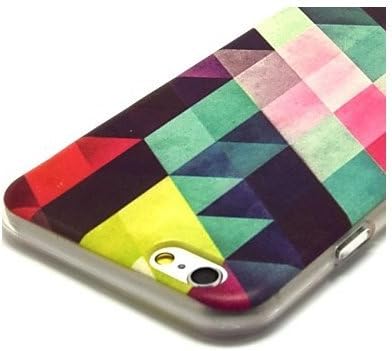 Triangle Splicing Pattern TPU Soft Case for iPhone 6
