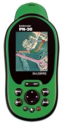 DeLorme Earthmate PN-30 Green Handheld GPS with 1:100k Topographic, Detailed Street Maps and POIs