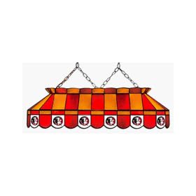 Florida State Seminoles Pool Table Stained Glass Lamp