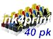 40pk (25 B + 5 C +5 M + 5 Y) Lc41 Lc-41 Compatible Ink Cartridge Replacement for Brother Black Cyan Magenta Yellow