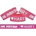 I Love Harry Styles One Direction Band One Inch Wristband