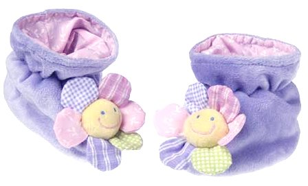 Childrens Toyshop  Toys : Plush Little Bloomers Baby Booties 4"