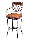 Pastel Furniture NR 219 AR - WT 648 Napa Ridge Rust 26 Inch Swivel Counter  ....