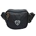 Donex Solid Polyester Unisex waist pouch Black RS.299.00