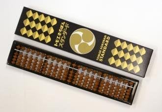 Japanese Standard Abacus Soroban Four Balls 23 Figures by Tomoe
