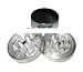1.75" NANO 2 PC Aluminum Magnetic SPACE Pill Coffee Herb PORTABLE Grinder! SPACE CASE QUALITY!