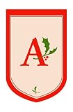 Outdoor Living : Monogram Holiday Garden Size Flag - A