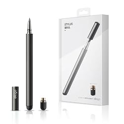elago Stylus Ball for iPhone 5/4S/3GS, iPad and Galaxy -World First Replaceable Tip (Extra Rubber Tip included) - Black