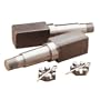 Tie Down Stub Axles - 1 3/4in. Square, 7 7/8in. Long, Pair