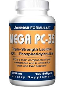 Jarrow Lecithin Mega-PC 35, 120 gels