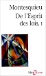 De l'esprit des lois, tome 1