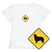 T-Shirt Woman White  Sign Border Collie  Dog