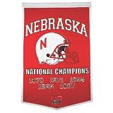 University of Nebraska Felt Championship Banner