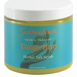 Soothing Touch Tangerine Salt Scrub 20 Ounce