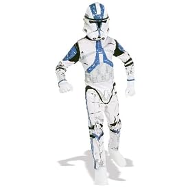 Star Wars tm Clone Trooper tm Costume with Mask Child size Large age 8-10 years