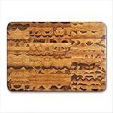 Rectangular Chopping Block with Hand Grip and Bowl Cut-Out by 