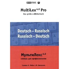 MultiLex 4.0 Pro Russisch - Deutsch/Deutsch - Russisch. CD-ROM f�r Windows