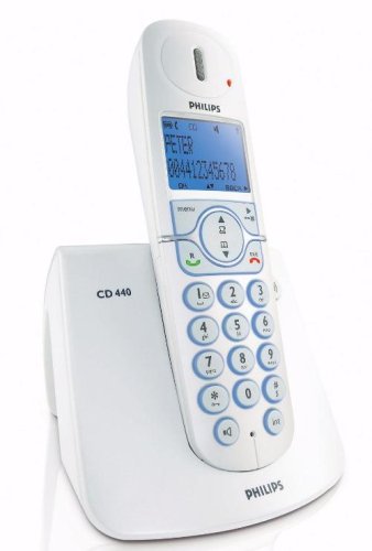 Philips CD4401S - T�l�phone sans fil avec appel en instance et identification de l'appelant - DECT\GAP