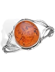 Extra Large Baltic Amber Bangle Bracelet