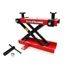 モーターサイクルジャッキ 500kg（バイクリフトジャッキ）☆ハンドル＆ソケット付き☆
