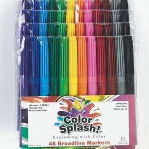 Childrens Toyshop  Toys : Color Splash ! Broadline Markers (Pk/48)