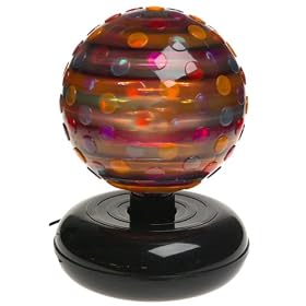 Large Rotating Disco Ball Lamp