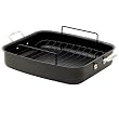 Emeril Hard Anodized Nonstick Roaster with Nonstick Roasting Rack