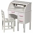 Roll Top Desk - White