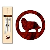 English Toy Spaniel Wind Chimes X-SMALL Silver