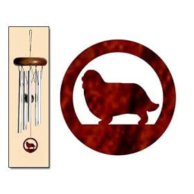 English Toy Spaniel Wind Chimes X-SMALL Silver from Dog Toys