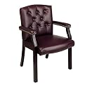 Office Star Classic Executive Guest Chair - Burgundy